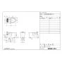 LIXIL(リクシル) BC-P20HUML BW1+DT-PA250HUCHTK BW1 取扱説明書 商品図面 施工説明書 パブリック向けタンク式便器 (掃除口付) 手洗なし 商品図面1